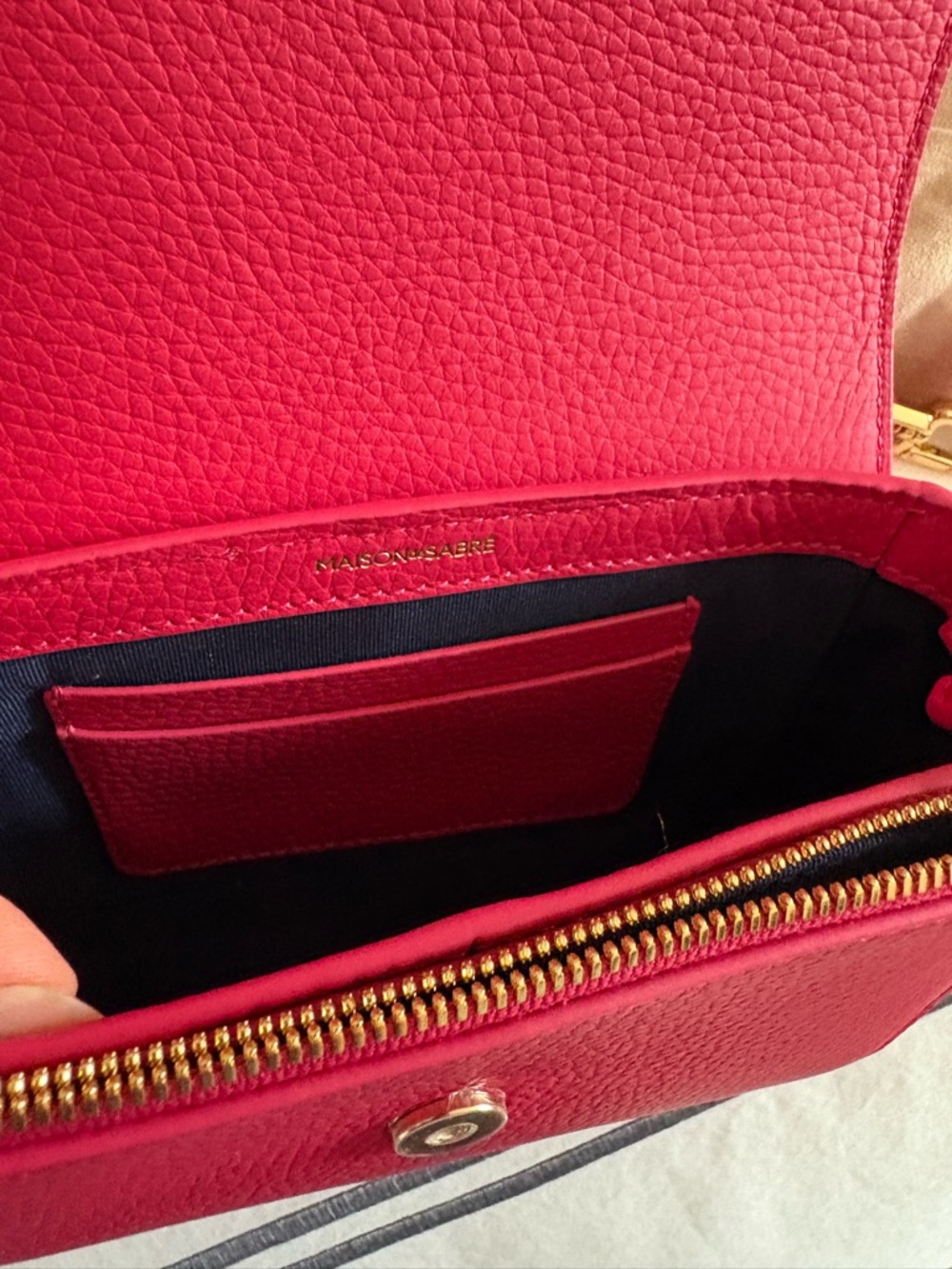 Maison de Sabre mini Leather Crossbody Bag - Picture 4 of 7